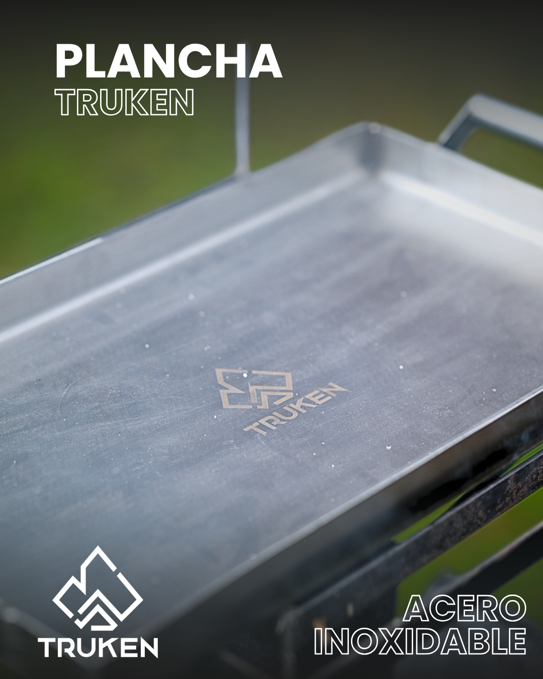 Plancha Churrasquera Acero Inoxidable