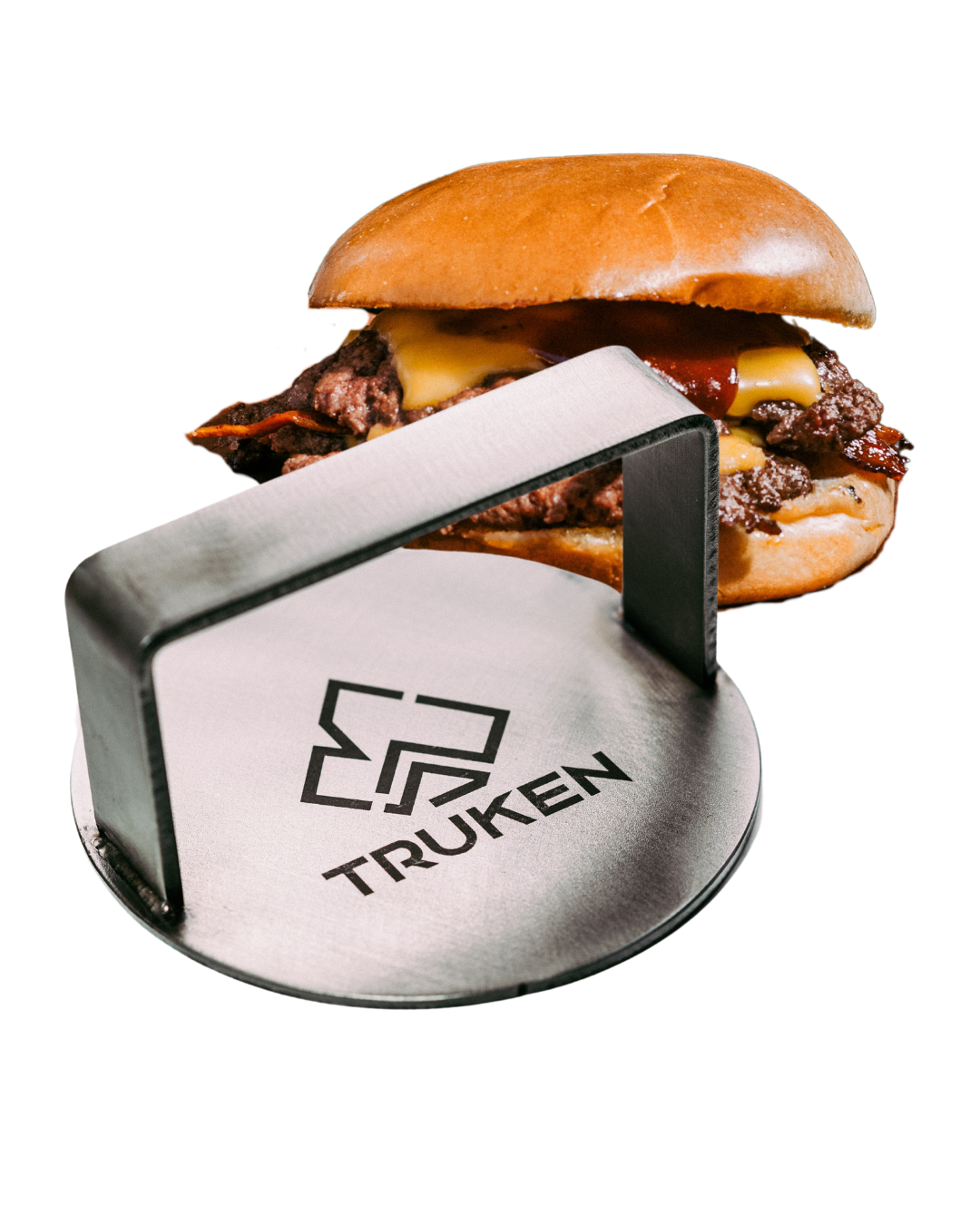 Prensa Smash Burger 5 + Espátula Acero Inoxidable