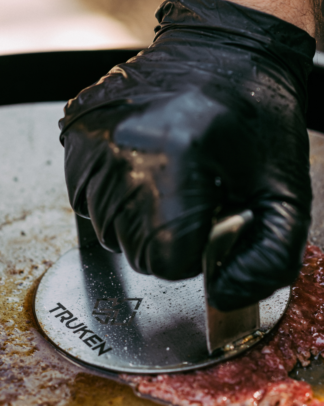 Prensa Hamburguesa Smash 4.5 Acero Inoxidable