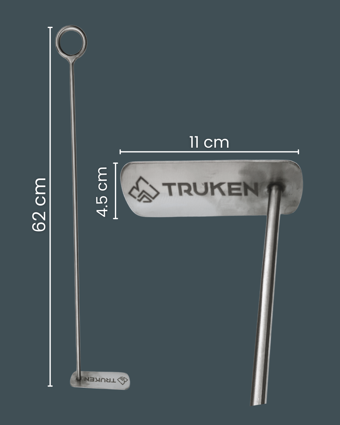 Atizador de Acero Inoxidable para Brasas - Truken
