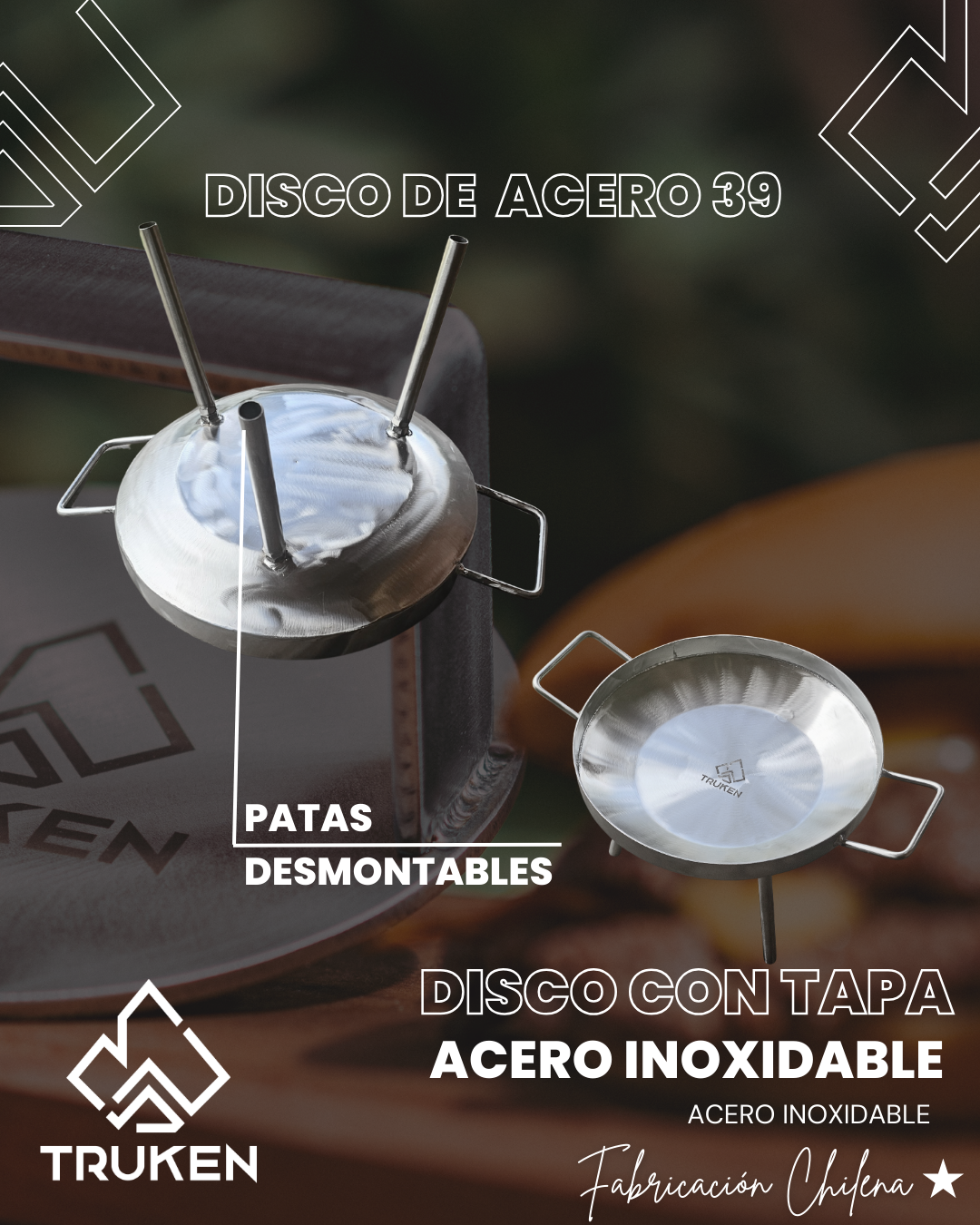 Disco de acero inoxidable 39