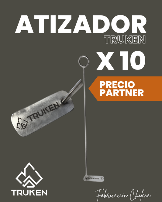 10x Atizador de Acero Inoxidable para Brasas - Truken (Partner)