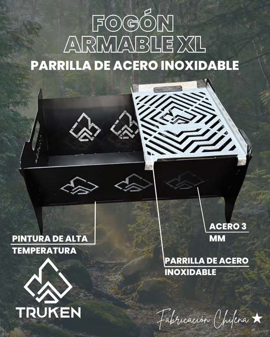 Fogón Armable XL con parrilla