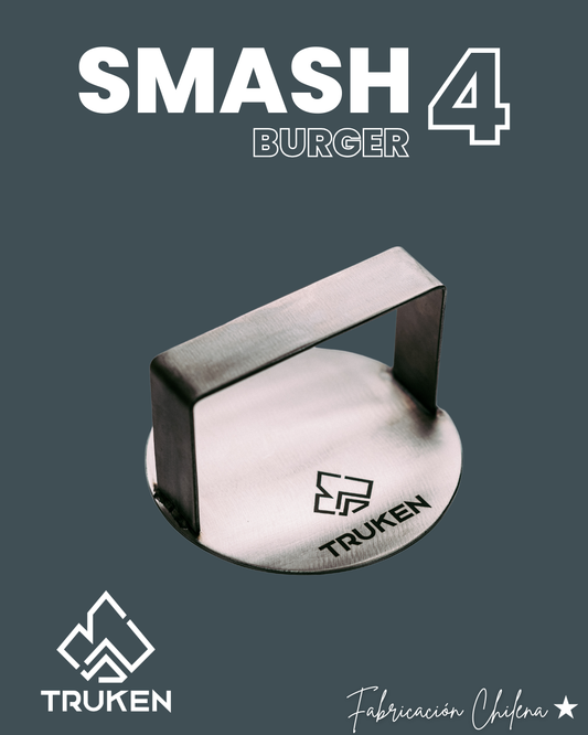 Prensa Hamburguesa Smash 4.5 Acero Inoxidable