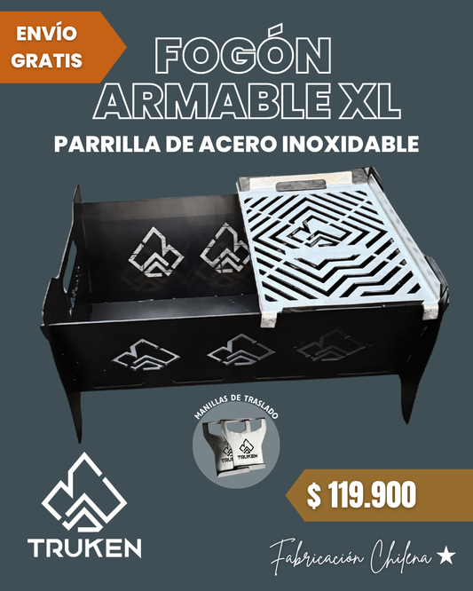 Fogón Armable XL con parrilla