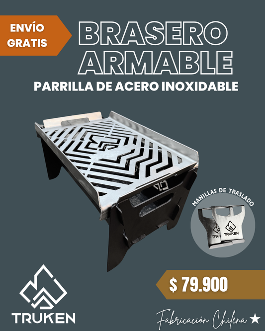 Brasero Armable con Parrilla