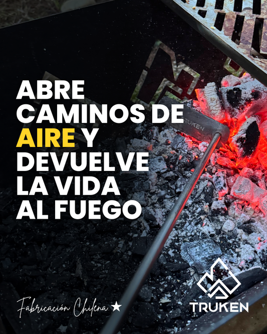 Atizador de Acero Inoxidable para Brasas - Truken