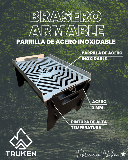 Brasero Armable con Parrilla