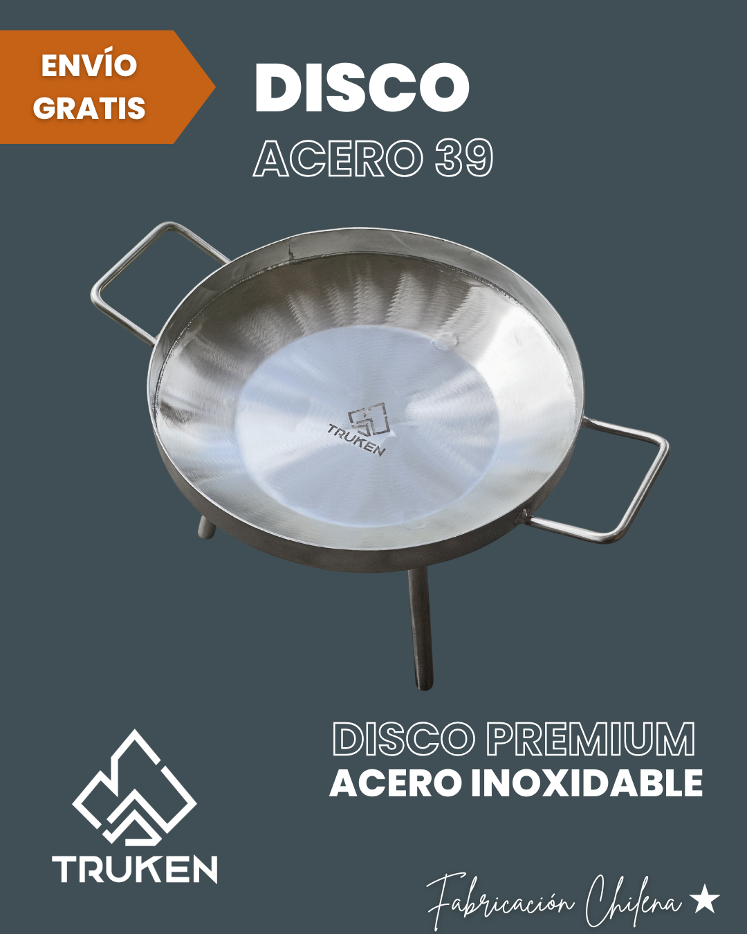 Disco de acero inoxidable 39