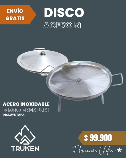 Disco 51 Acero Inoxidable