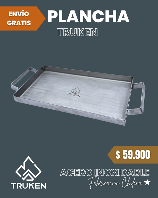 Plancha Churrasquera Acero Inoxidable