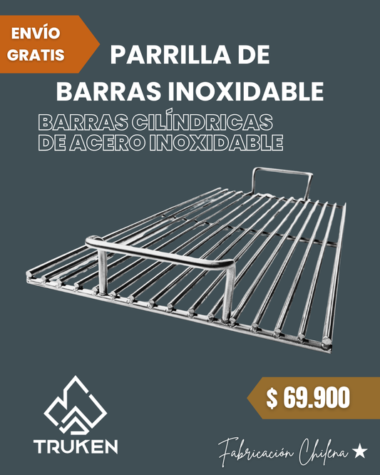 Parrilla de Barras Acero Inoxidable