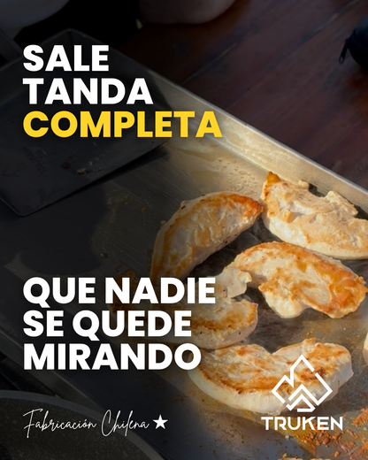 Plancha Churrasquera Acero Inoxidable