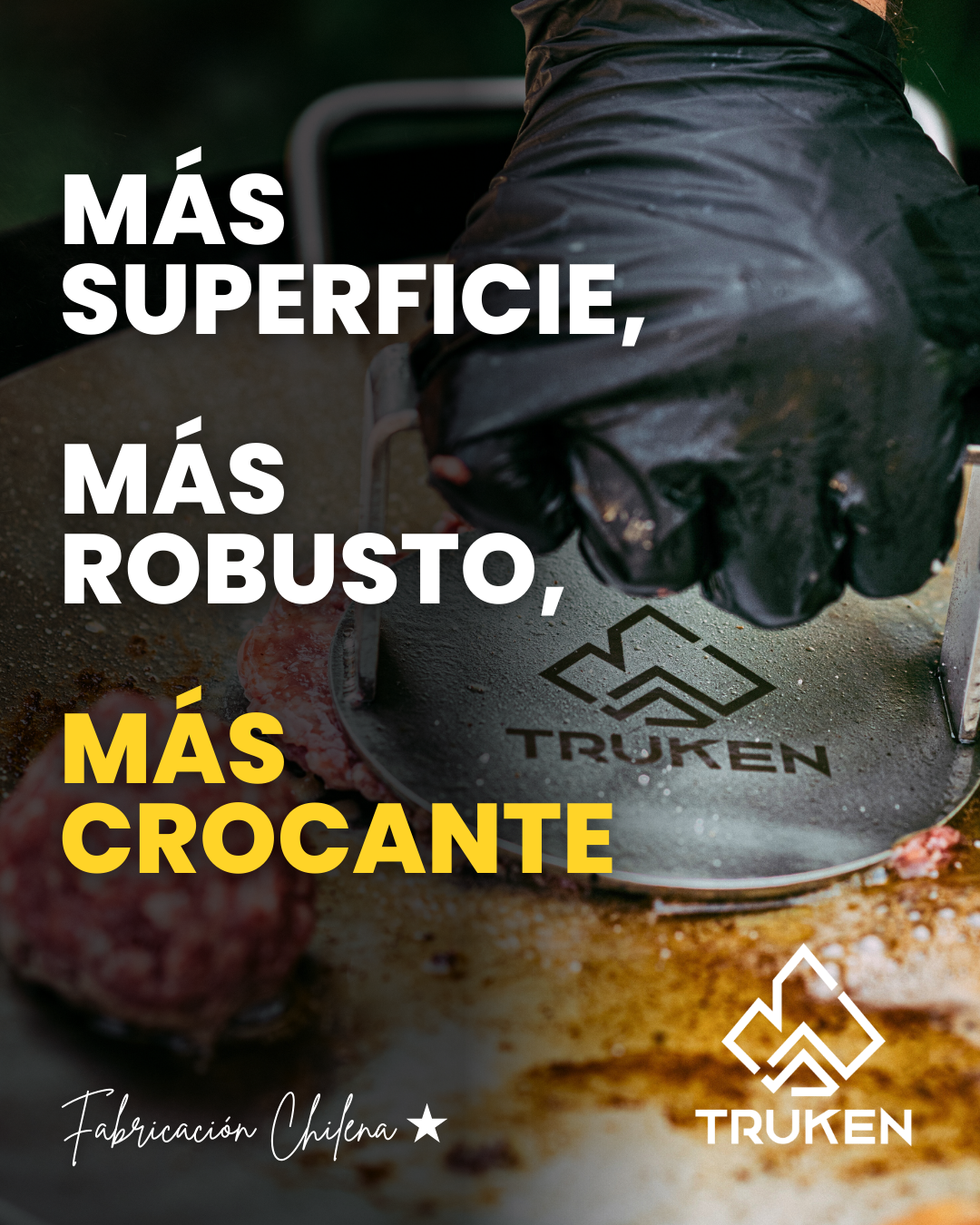 Prensa Smash Burger de acero inoxidable 5 pulgadas