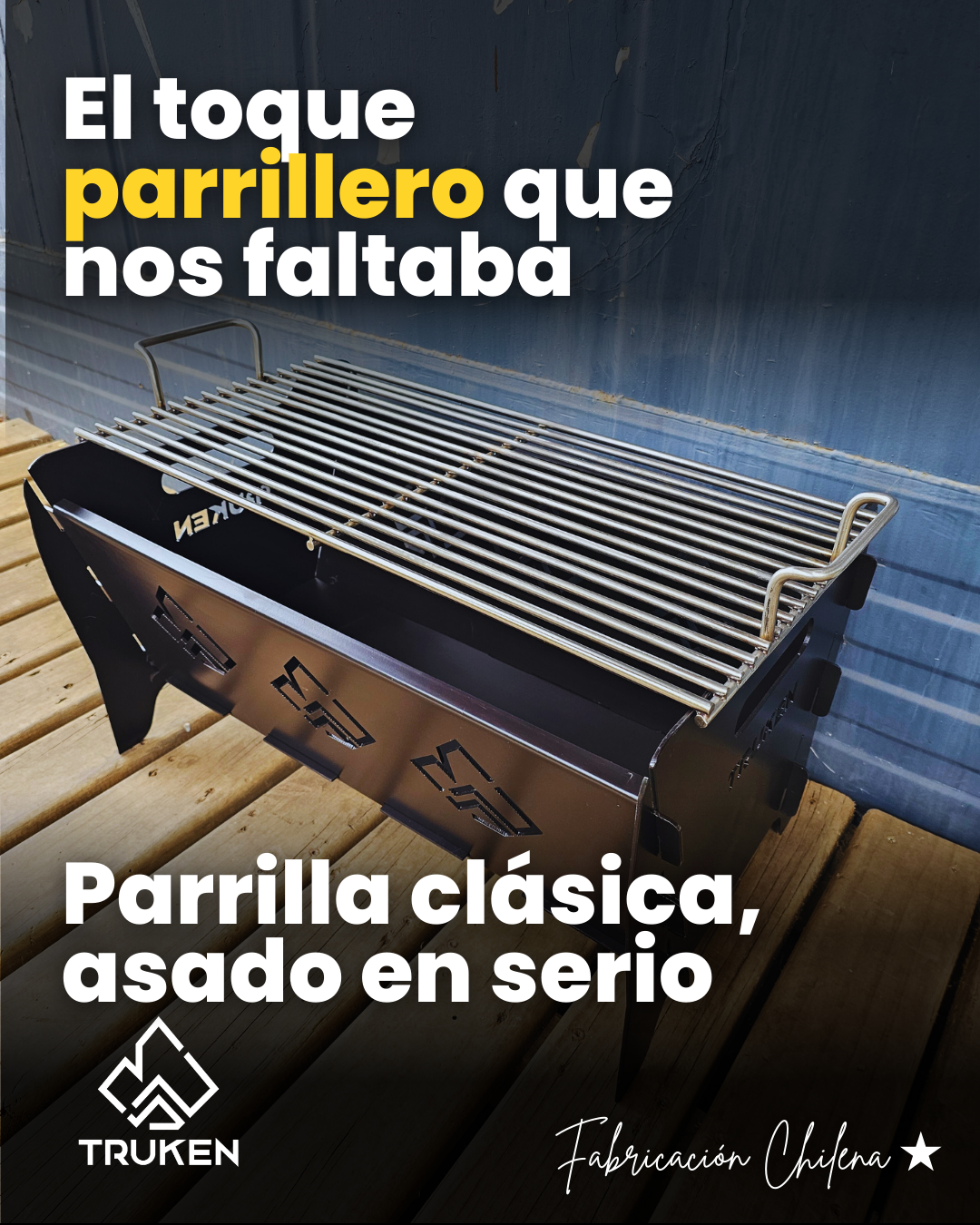 Parrilla de Barras Acero Inoxidable