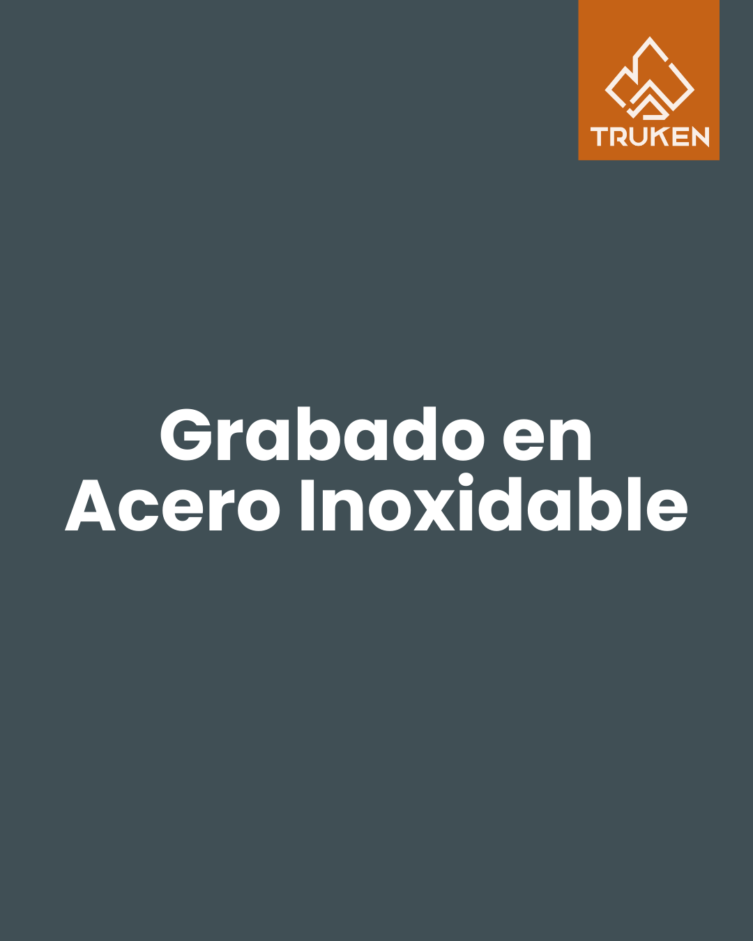 Grabado de Acero Inoxidable