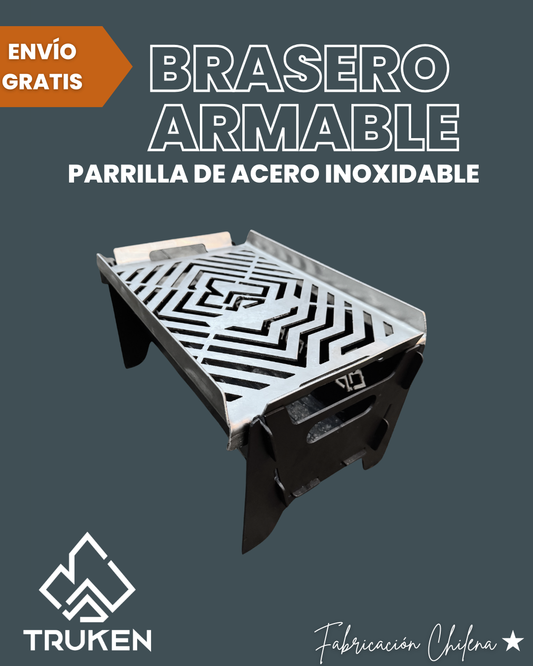 Brasero Armable con Parrilla