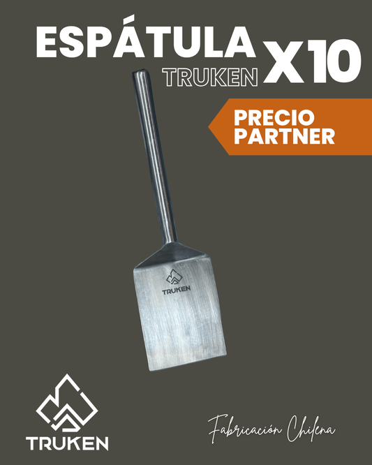 10x Espátula de Acero Inoxidable (Partner)